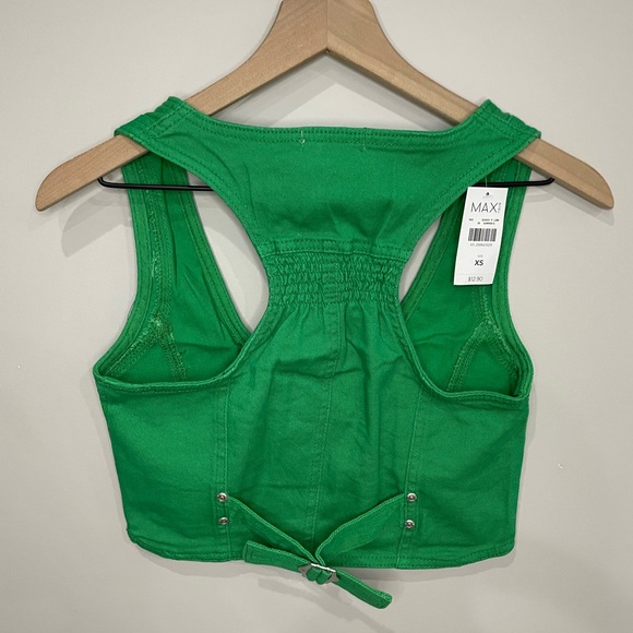 MAX rave cropped racer back vest - Picture 8 of 8